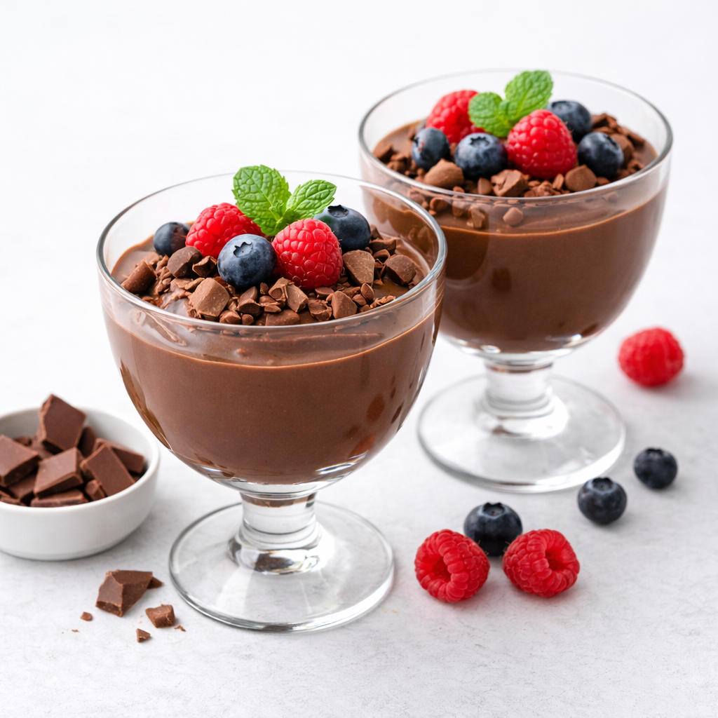 Avocado chocolate mousse